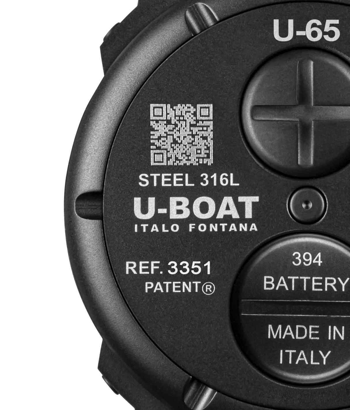 U-Boat Men's Watch 44mm U-65 Black Green