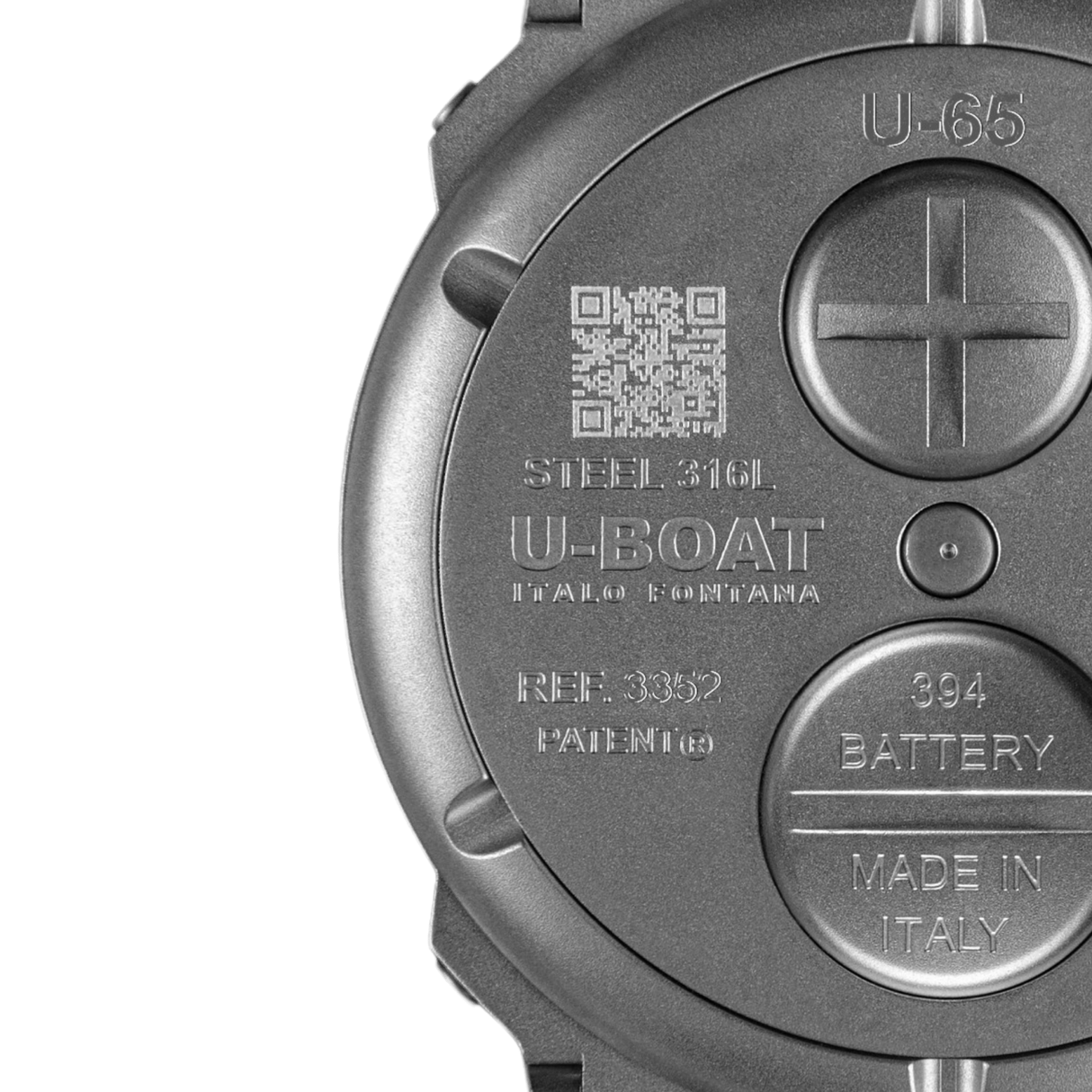 U-Boat Men's Watch 44mm U-65 Black Turquoise