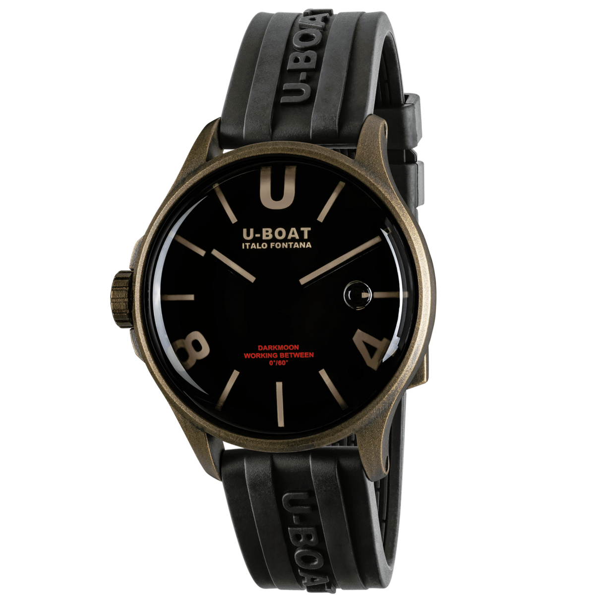 U-Boat Men’s Watch 40mm Darkmoon Vintage Oil Immersion Brown