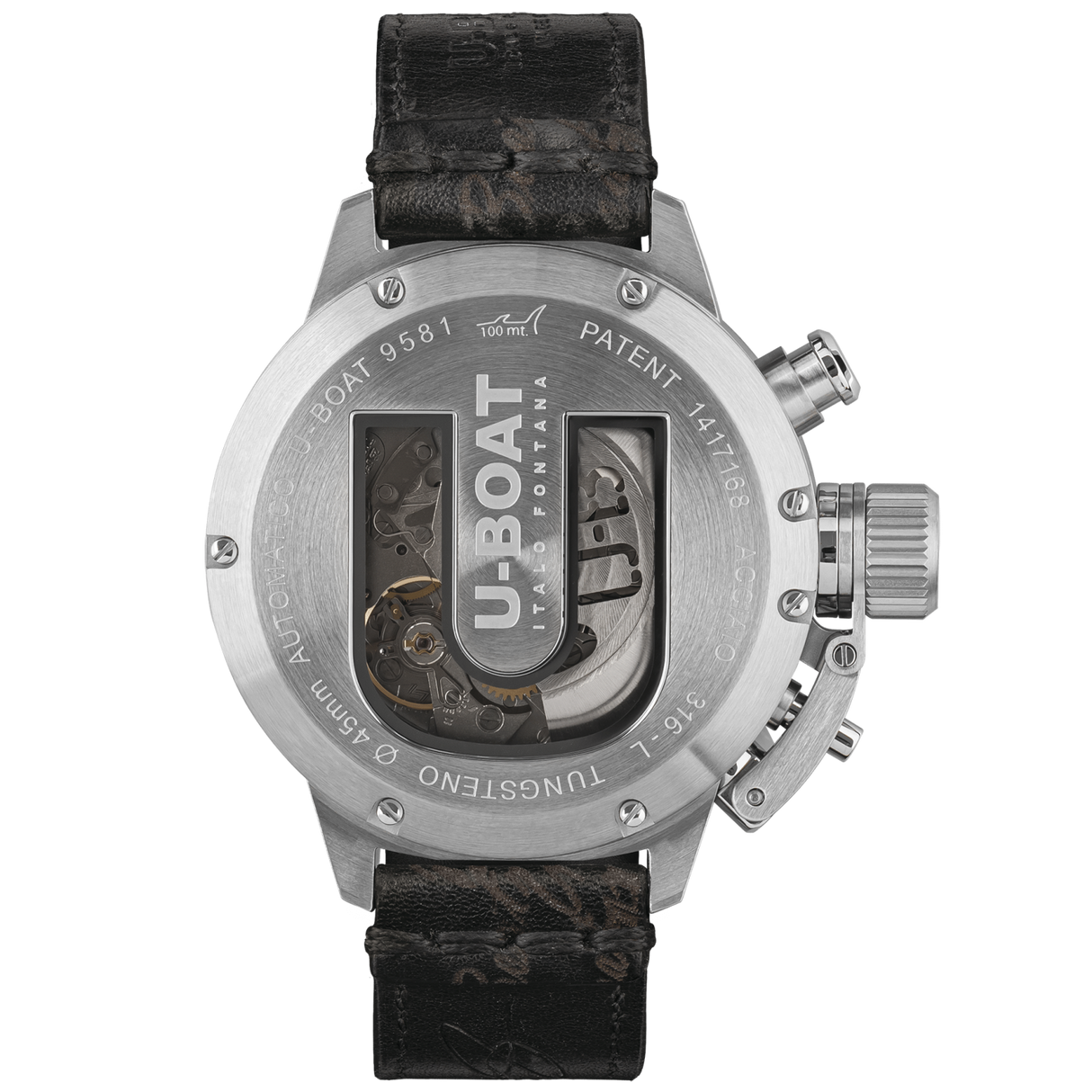 U-Boat Men’s Watch 45mm Classico Tungsten Chronograph Green