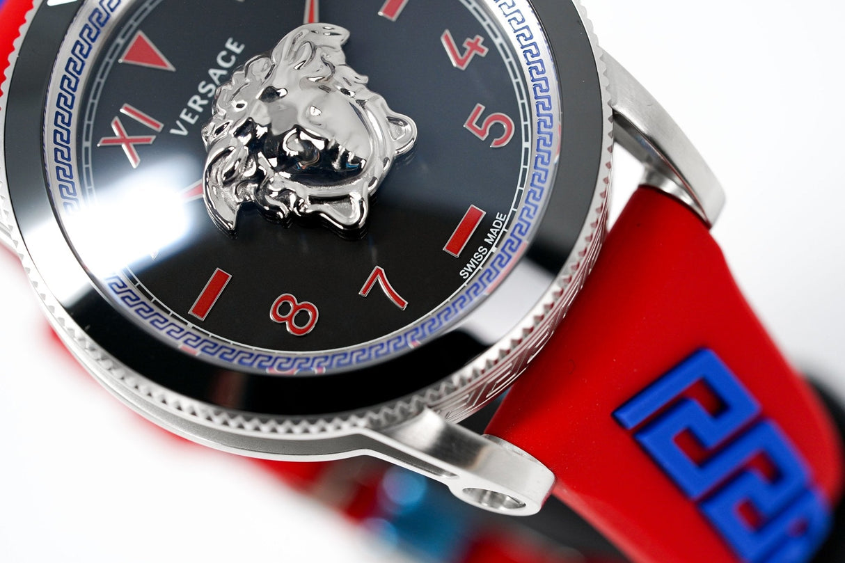 Versace Men's Watch V-Palazzo Red VE2V00622 - Designer Watch Store