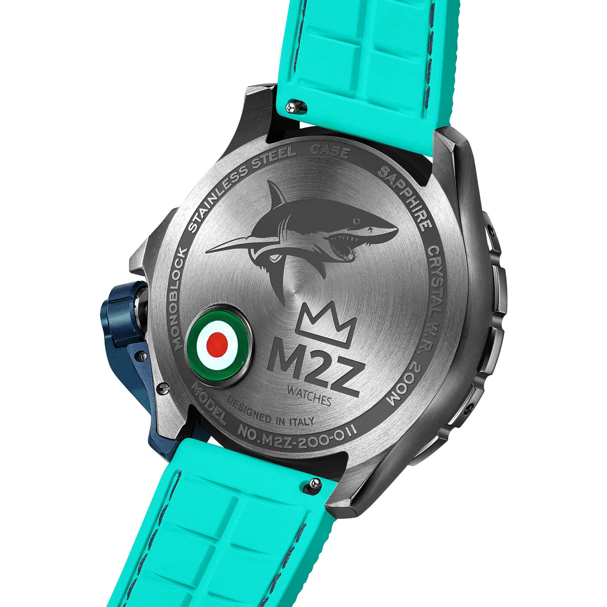 M2Z Men's Watch Diver 200 Teal 200-011