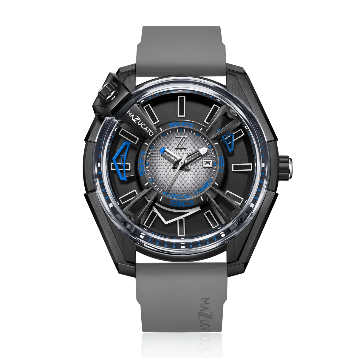 Mazzucato Watch Automatic LAX Limited Edition Dual Time 03-GY