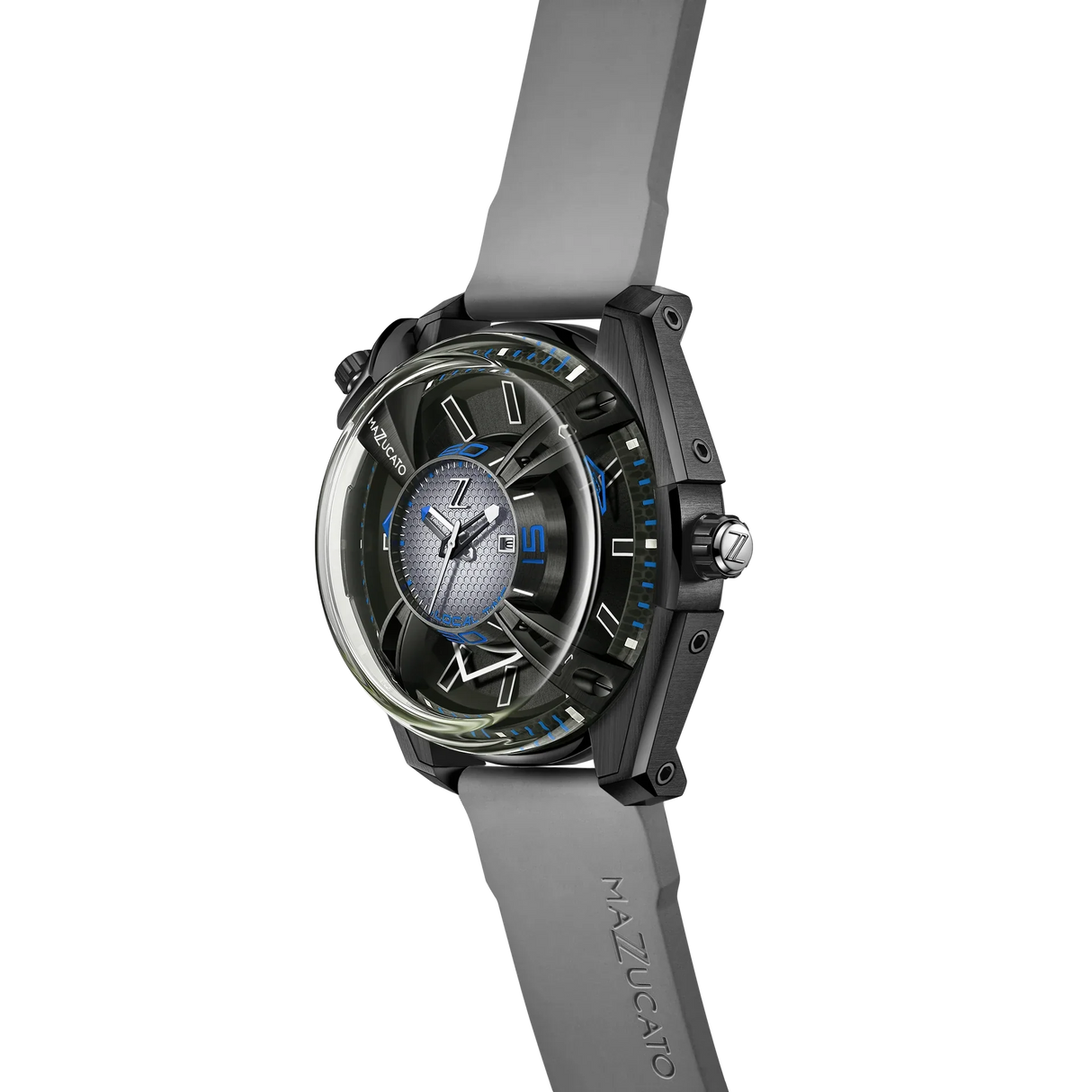 Mazzucato Watch Automatic LAX Limited Edition Dual Time 03-GY