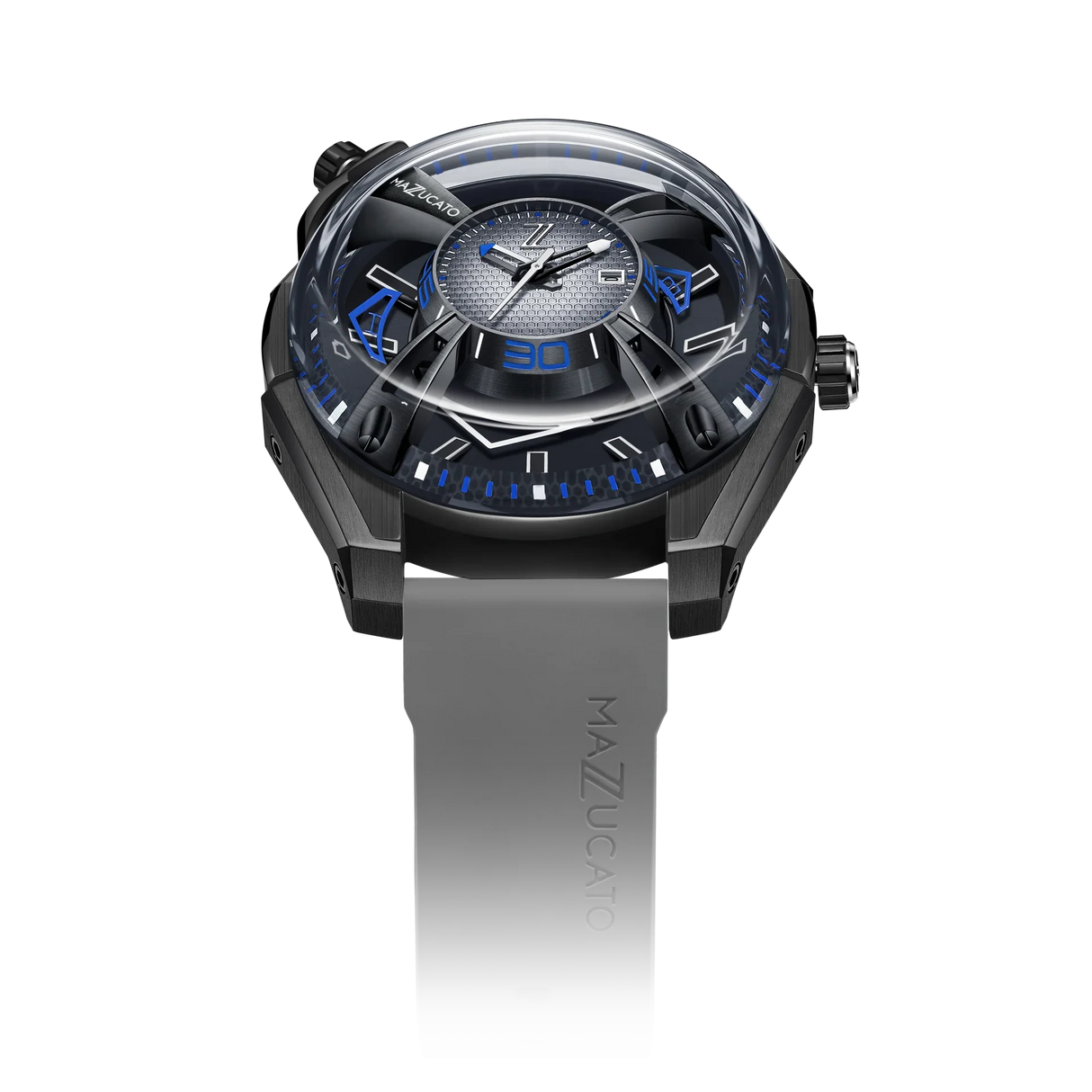 Mazzucato Watch Automatic LAX Limited Edition Dual Time 03-GY