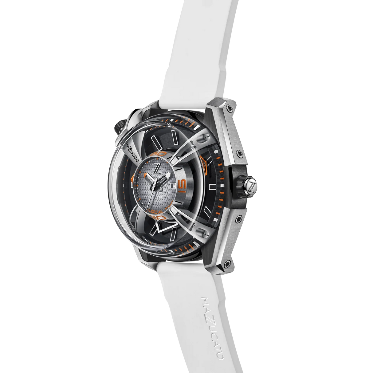 Mazzucato Watch Automatic LAX Limited Edition Dual Time 04-WH