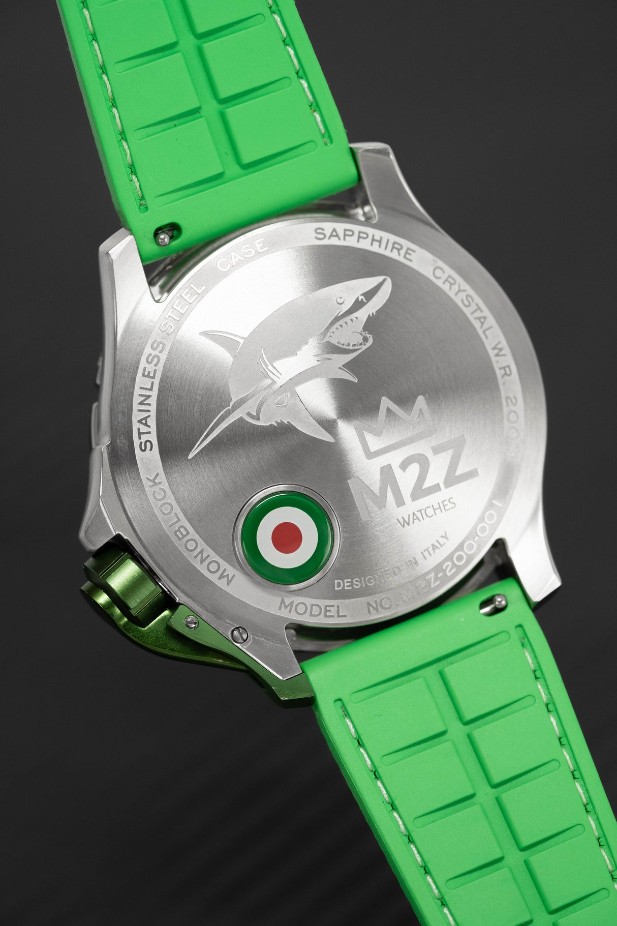 M2Z Men's Watch Diver 200 Green 200-001B