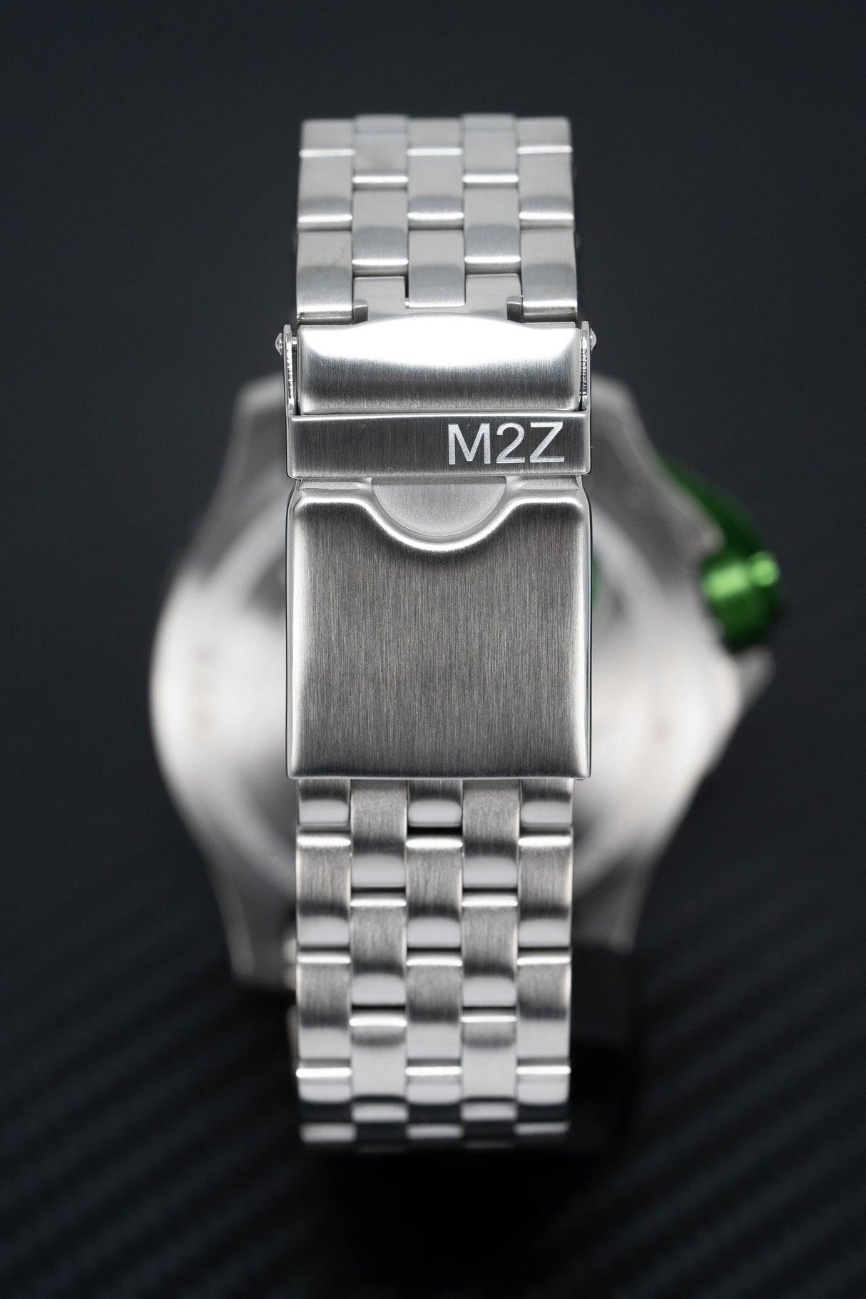 M2Z Men's Watch Diver 200 Bracelet Green Blue 200-003X