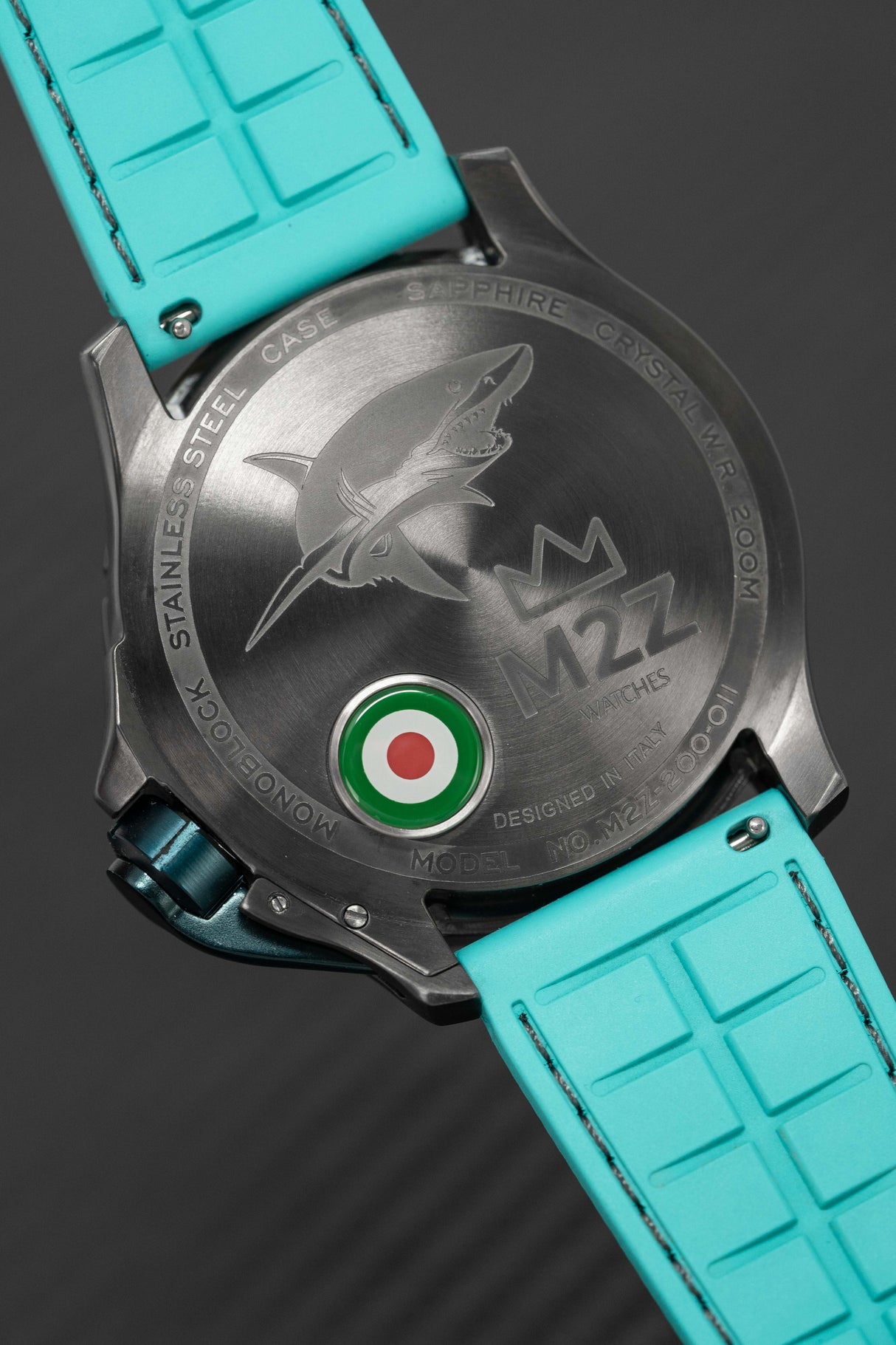 M2Z Men's Watch Diver 200 Teal 200-011