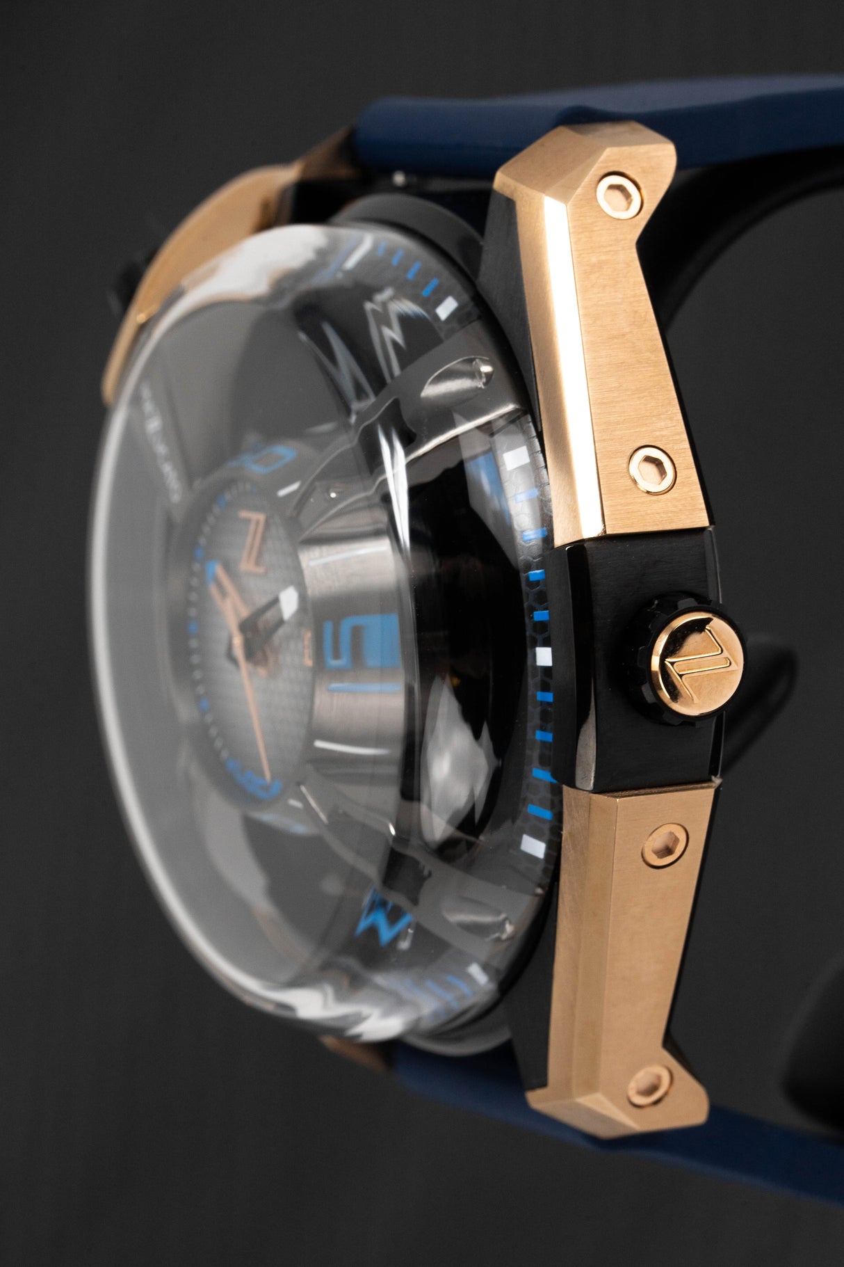 Mazzucato Watch Automatic LAX Limited Edition Dual Time 02-RG