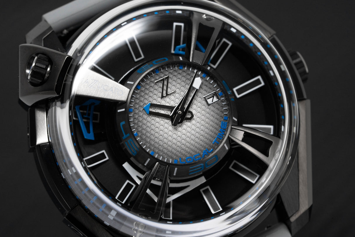 Mazzucato Watch Automatic LAX Limited Edition Dual Time 03-GY