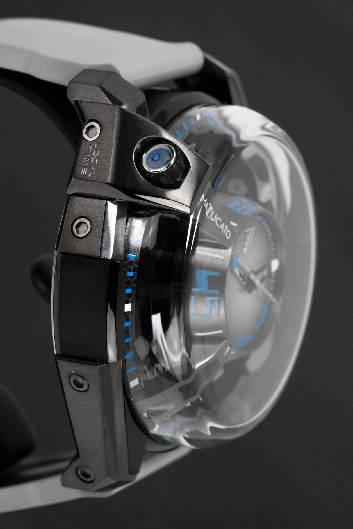 Mazzucato Watch Automatic LAX Limited Edition Dual Time 03-GY