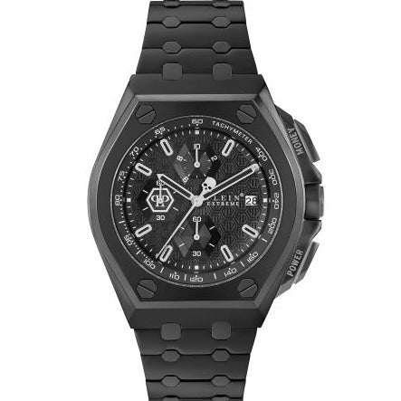 Philipp Plein Mens Watch Hyper Sport Plein Extreme Black IP PWGAA0821