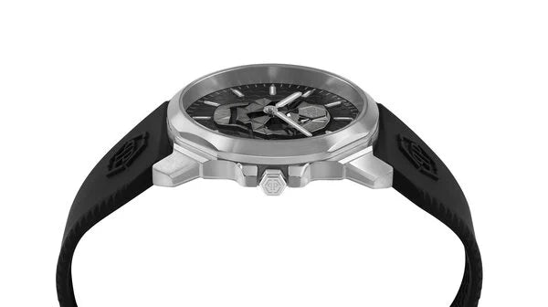 Philipp Plein Mens Watch High-Conic The Skull King Steel PWLAA0122