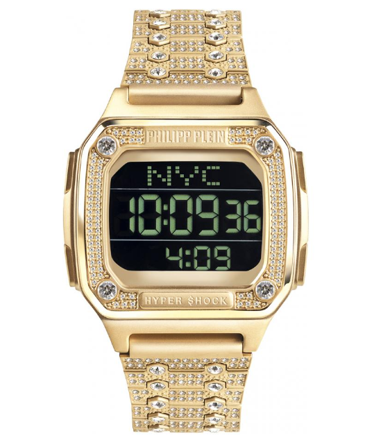Philipp Plein Unisex Watch Hyper Shock Gold PWHAA1321