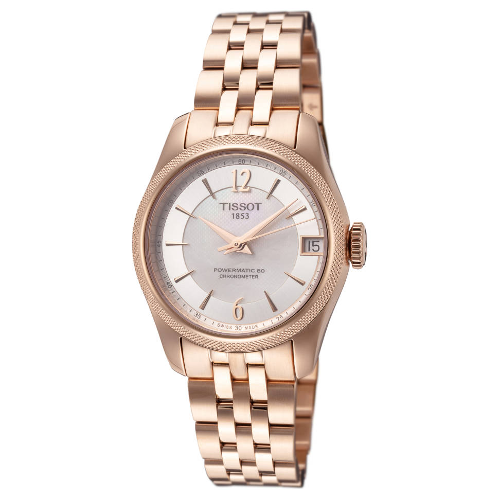 Tissot Ladies T-Classic Automatic Watch Ballade Powermatic 80 Rose Gold T1082083311700