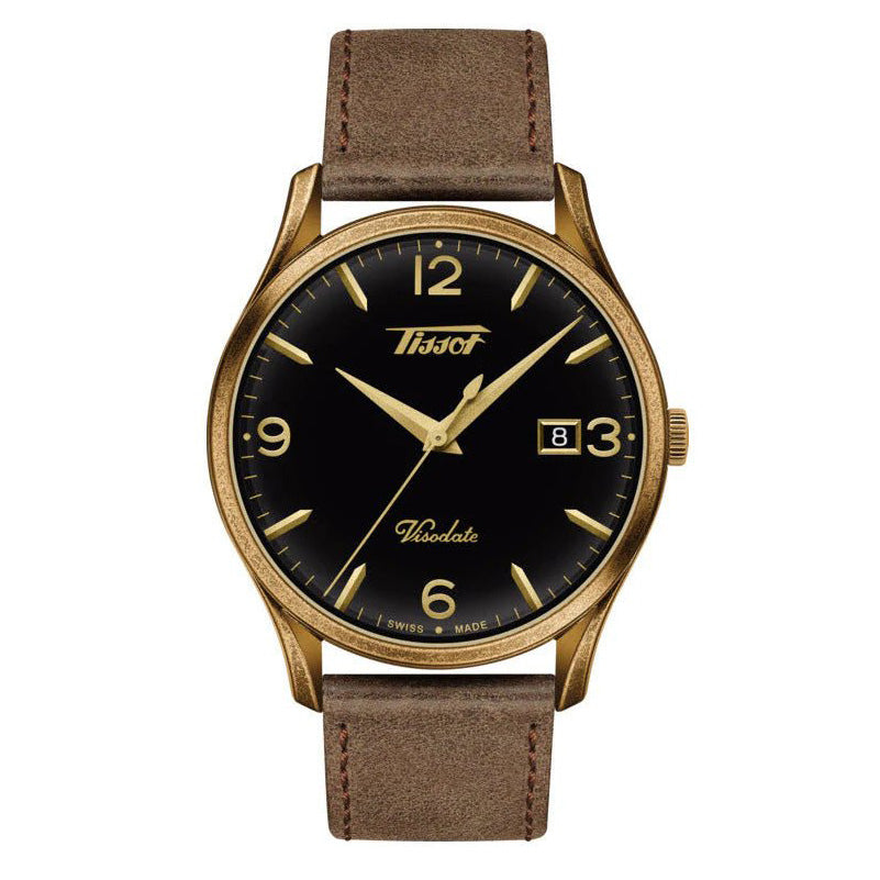 Tissot Men's Watch Heritage Visodate Bronze PVD T1184103605700