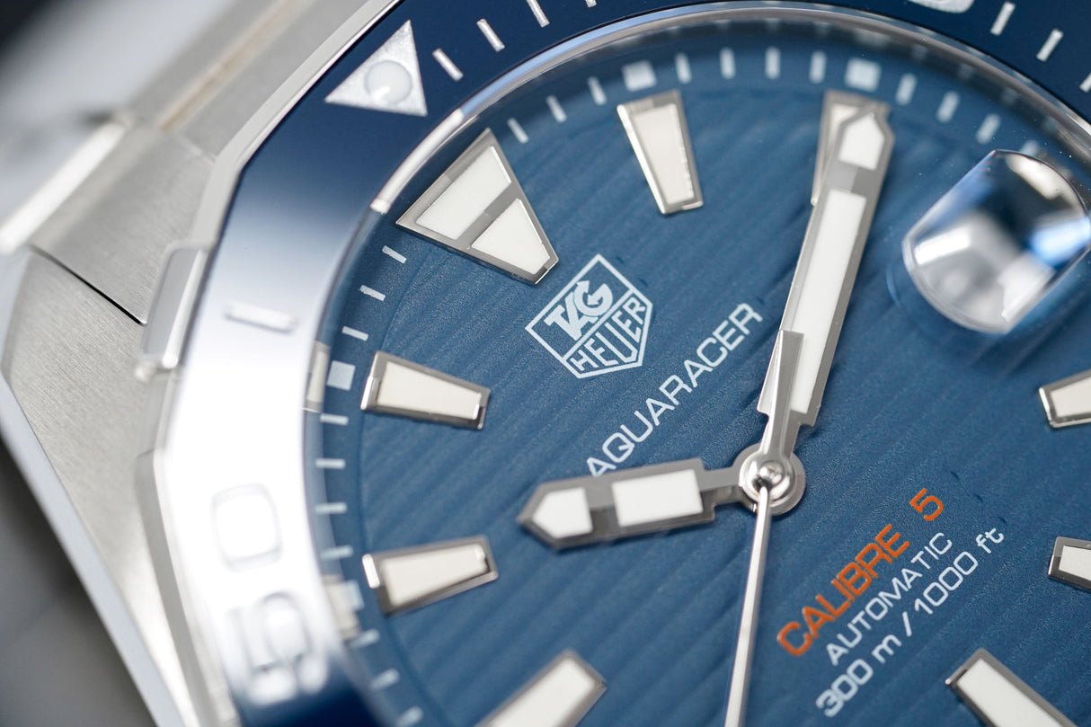 TAG HEUER Watch AQUARACER Blue 41mm WAY211C.BA0928