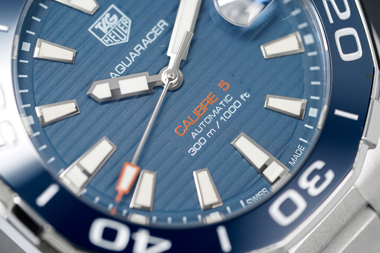 TAG HEUER Watch AQUARACER Blue 41mm WAY211C.BA0928