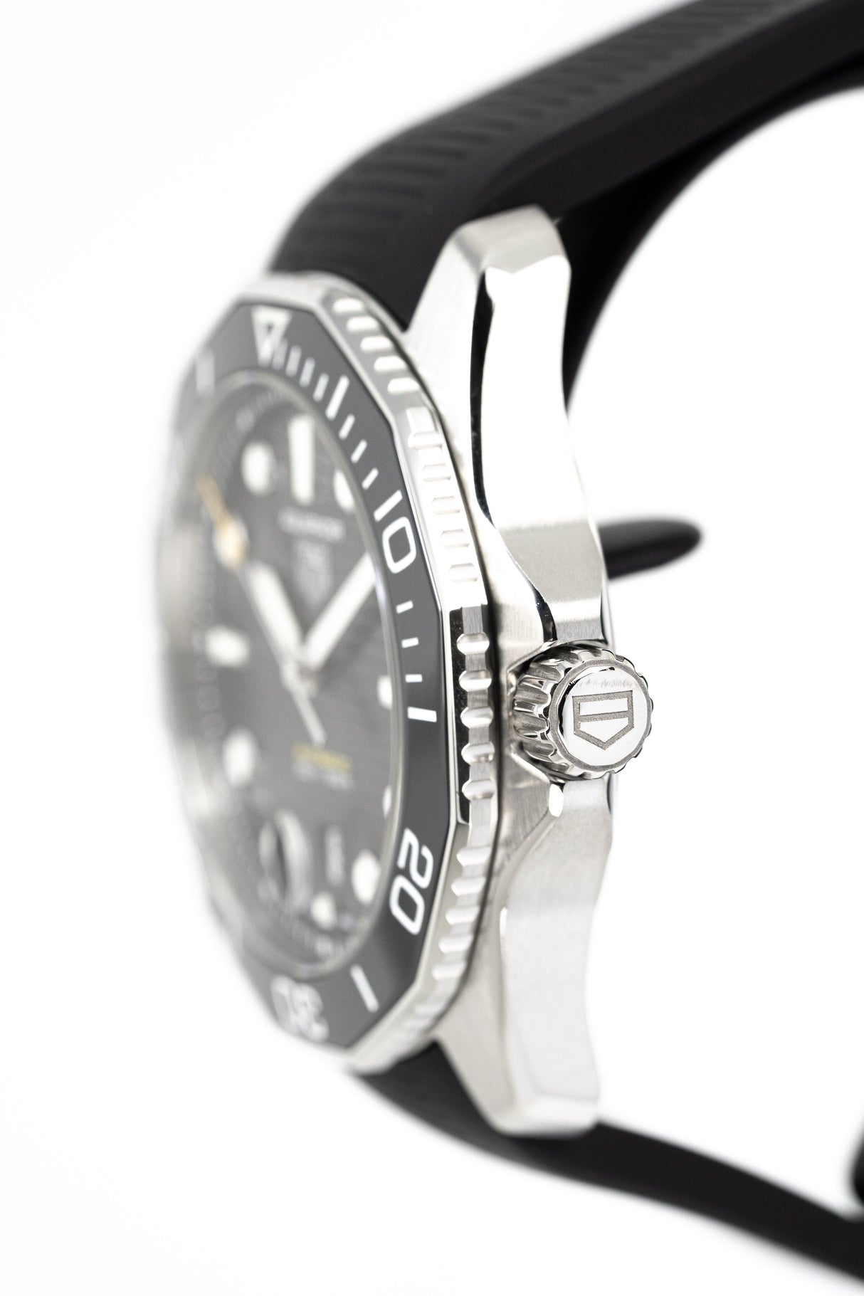 Tag Heuer Watch Automatic Aquaracer Professional 300 Black Strap WBP201A.FT6197