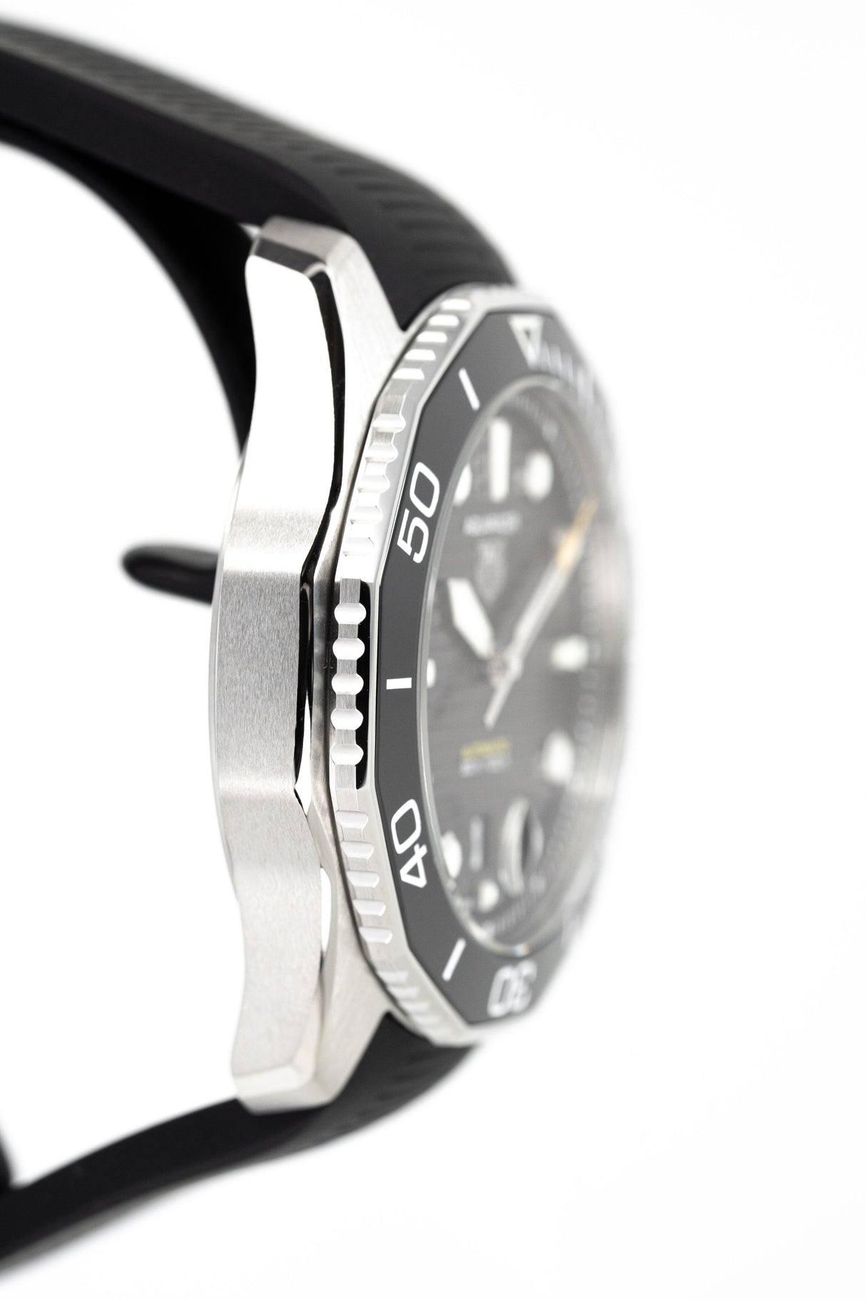 Tag Heuer Watch Automatic Aquaracer Professional 300 Black Strap WBP201A.FT6197