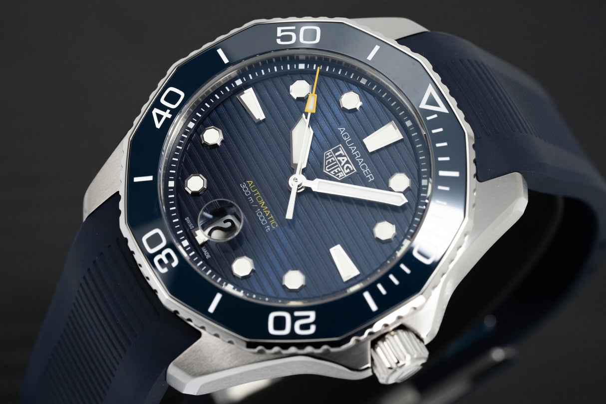 Tag Heuer Watch Automatic Aquaracer Professional 300 Blue Strap WBP201B.FT6198