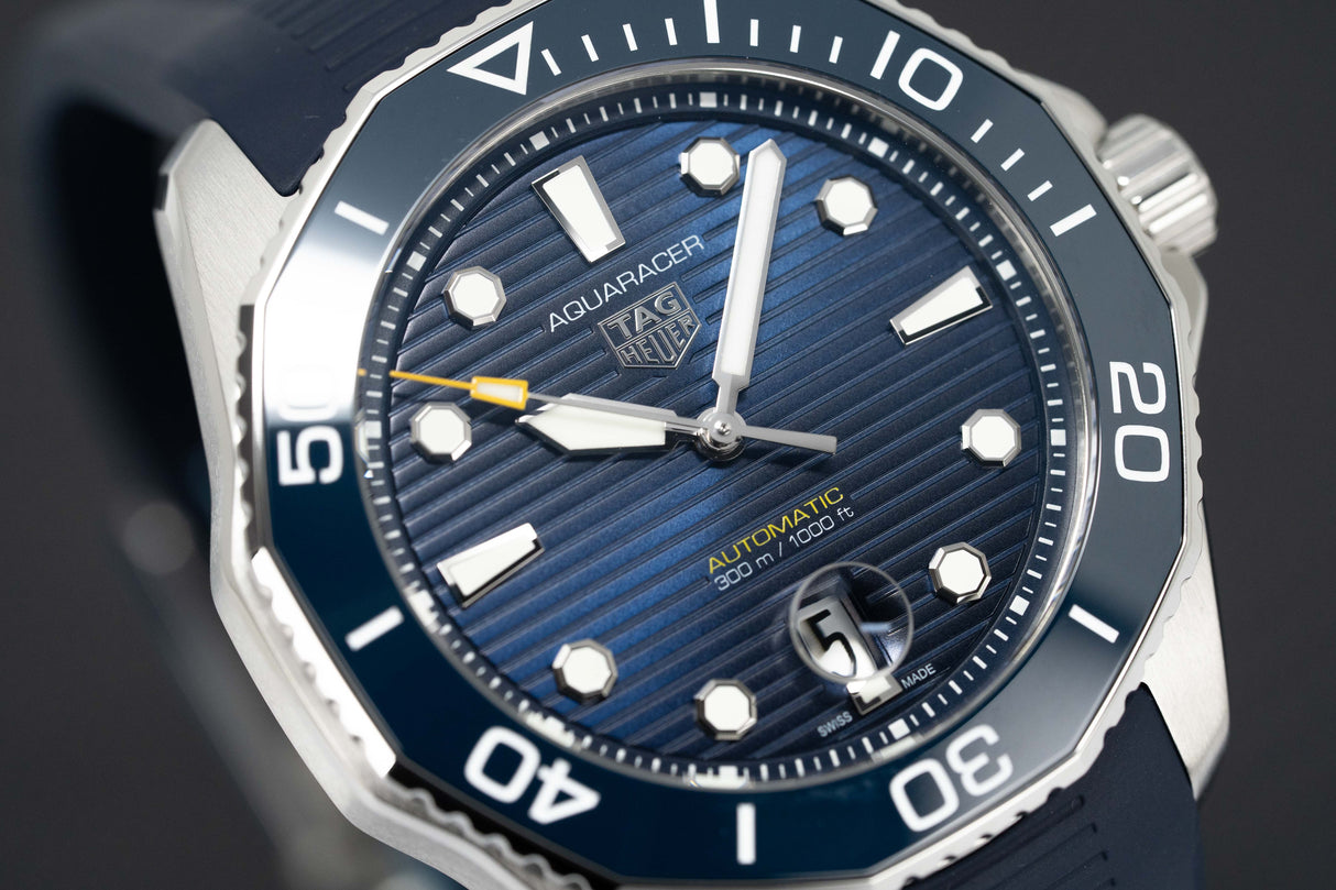 Tag Heuer Watch Automatic Aquaracer Professional 300 Blue Strap WBP201B.FT6198