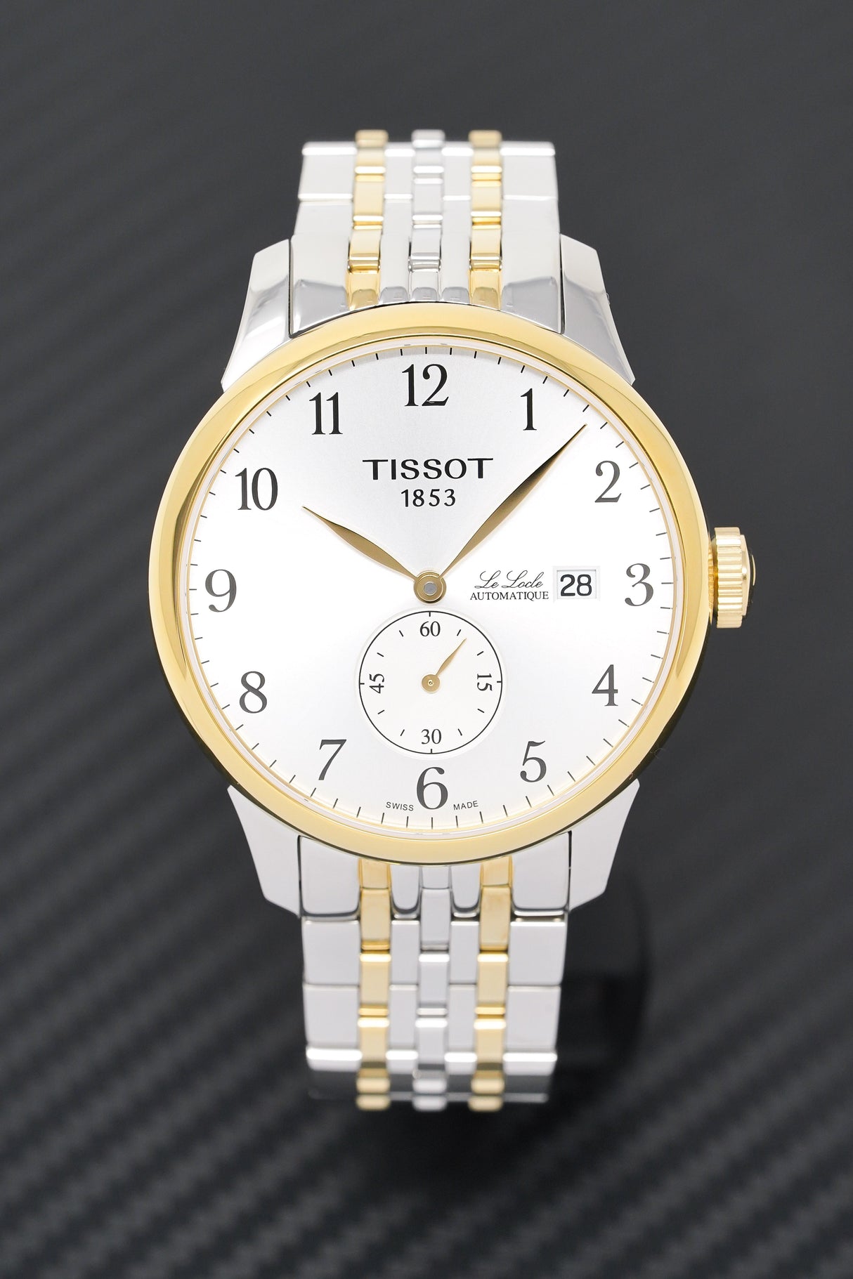 Tissot Automatic Men's Watch Le Locle Small Seconds Two-Tone T0064282203200