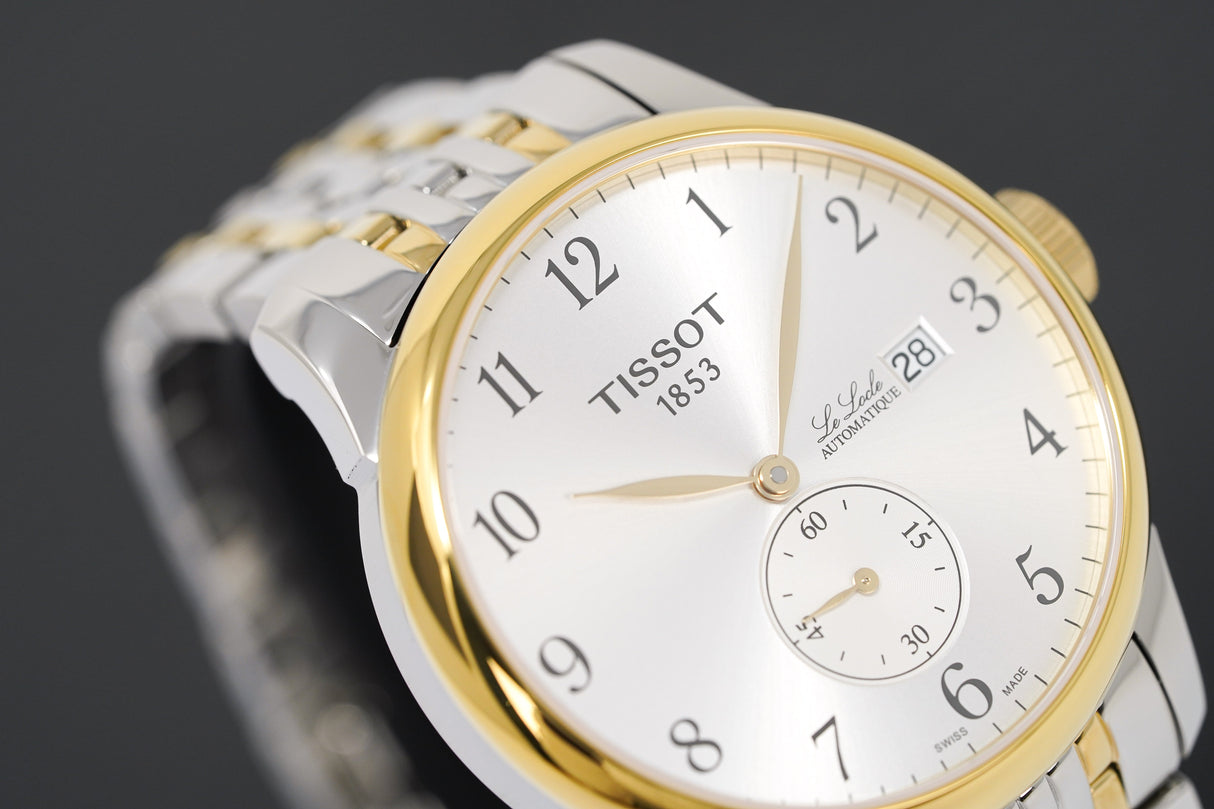 Tissot Automatic Men's Watch Le Locle Small Seconds Two-Tone T0064282203200