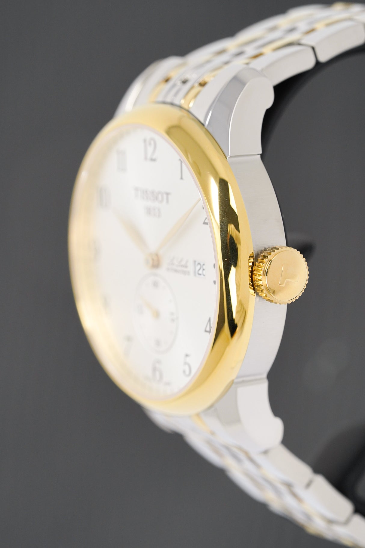 Tissot Automatic Men's Watch Le Locle Small Seconds Two-Tone T0064282203200