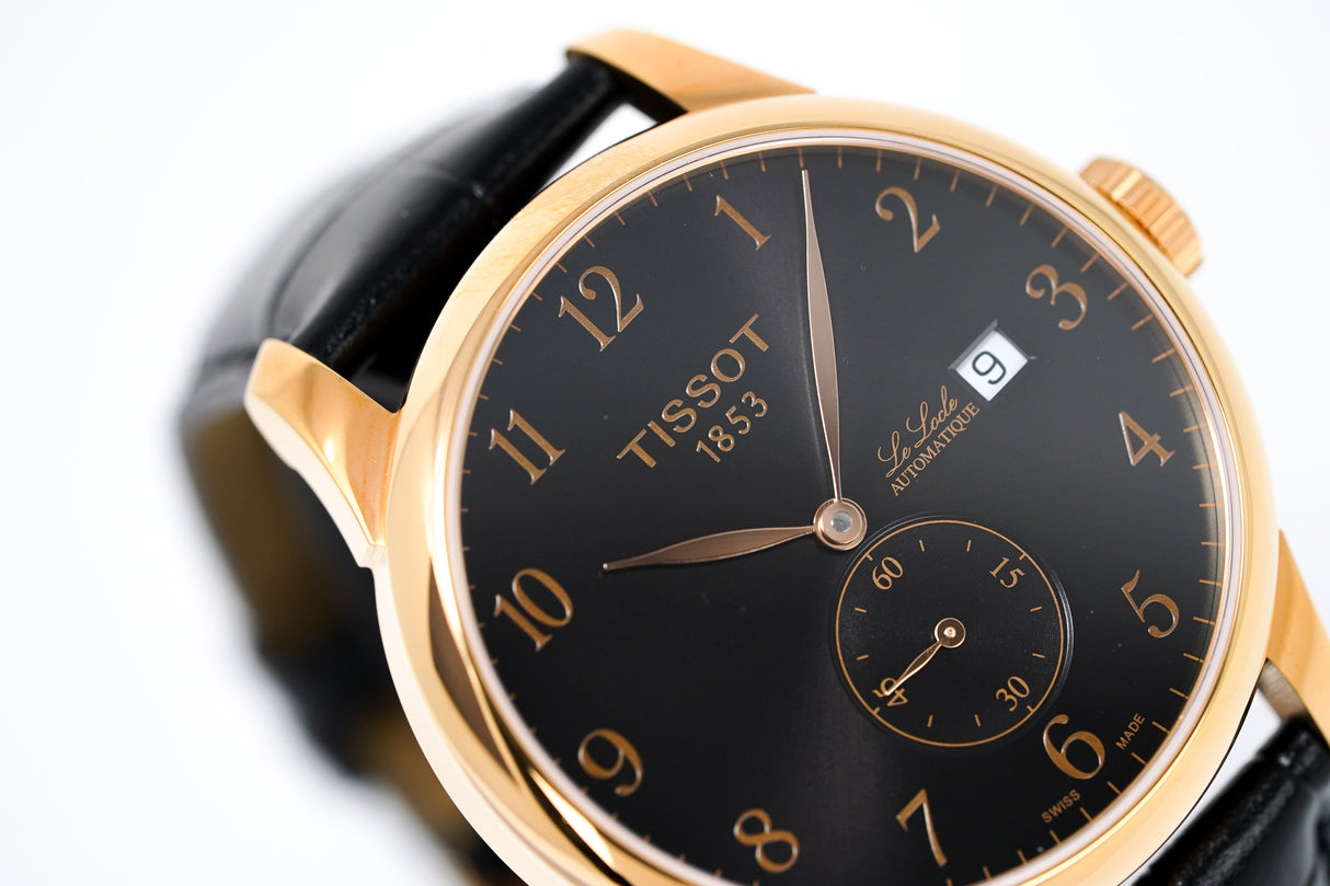 Tissot Men's Automatic Watch Le Locle Small Seconds Rose Gold T0064283605200