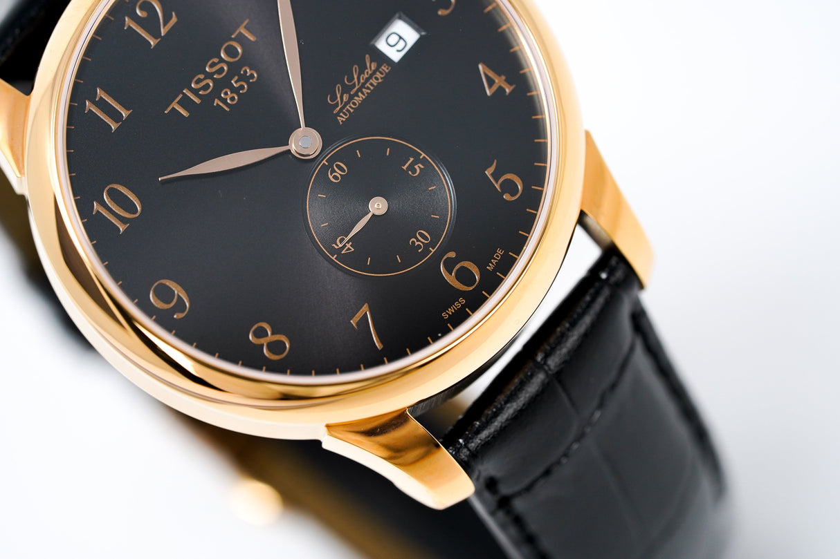 Tissot Men's Automatic Watch Le Locle Small Seconds Rose Gold T0064283605200
