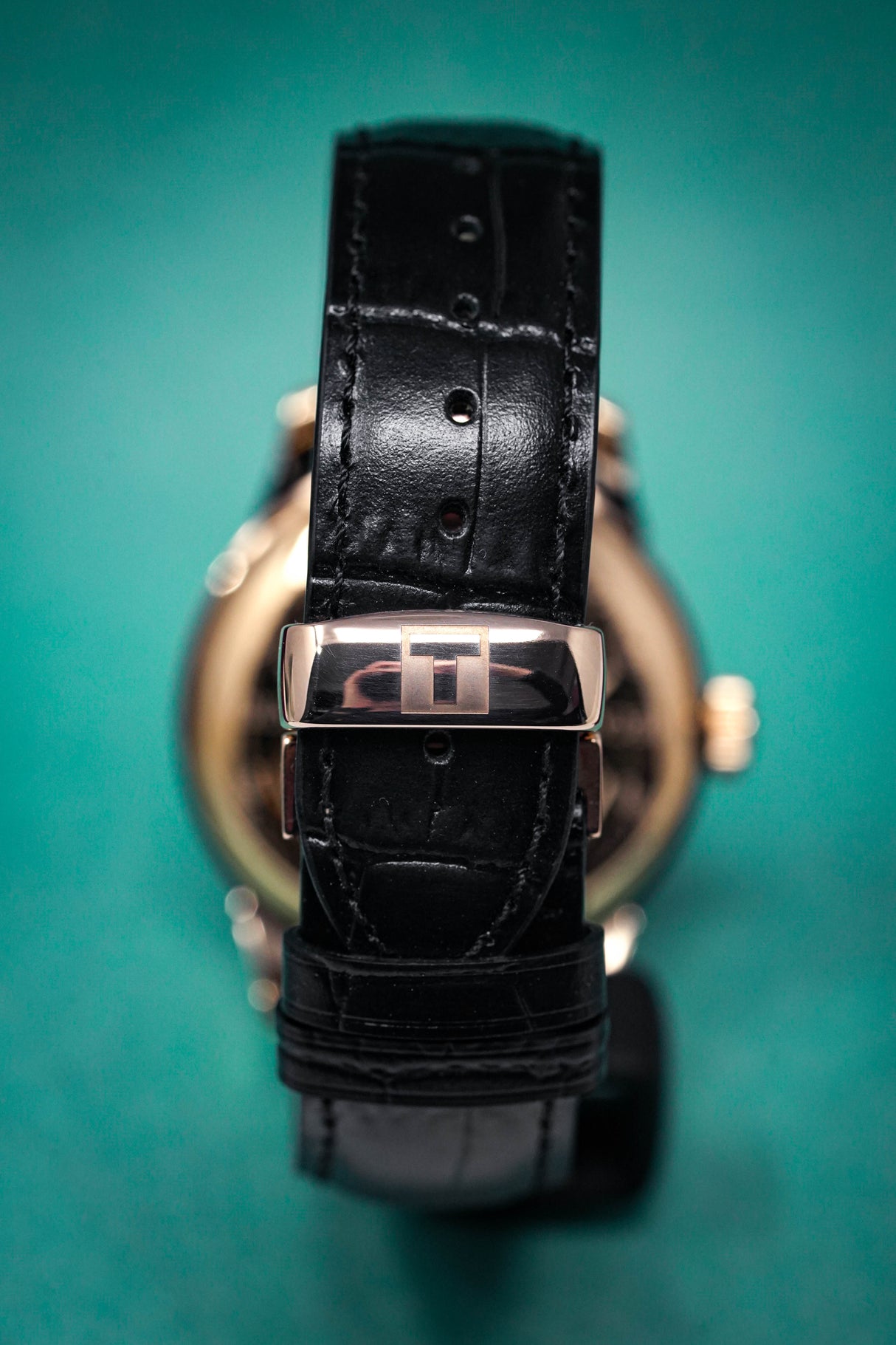 Tissot Men's T-Classic Automatic Watch Le Locle Rose Gold