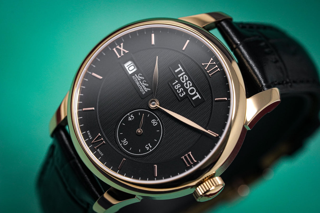 Tissot Men's T-Classic Automatic Watch Le Locle Rose Gold