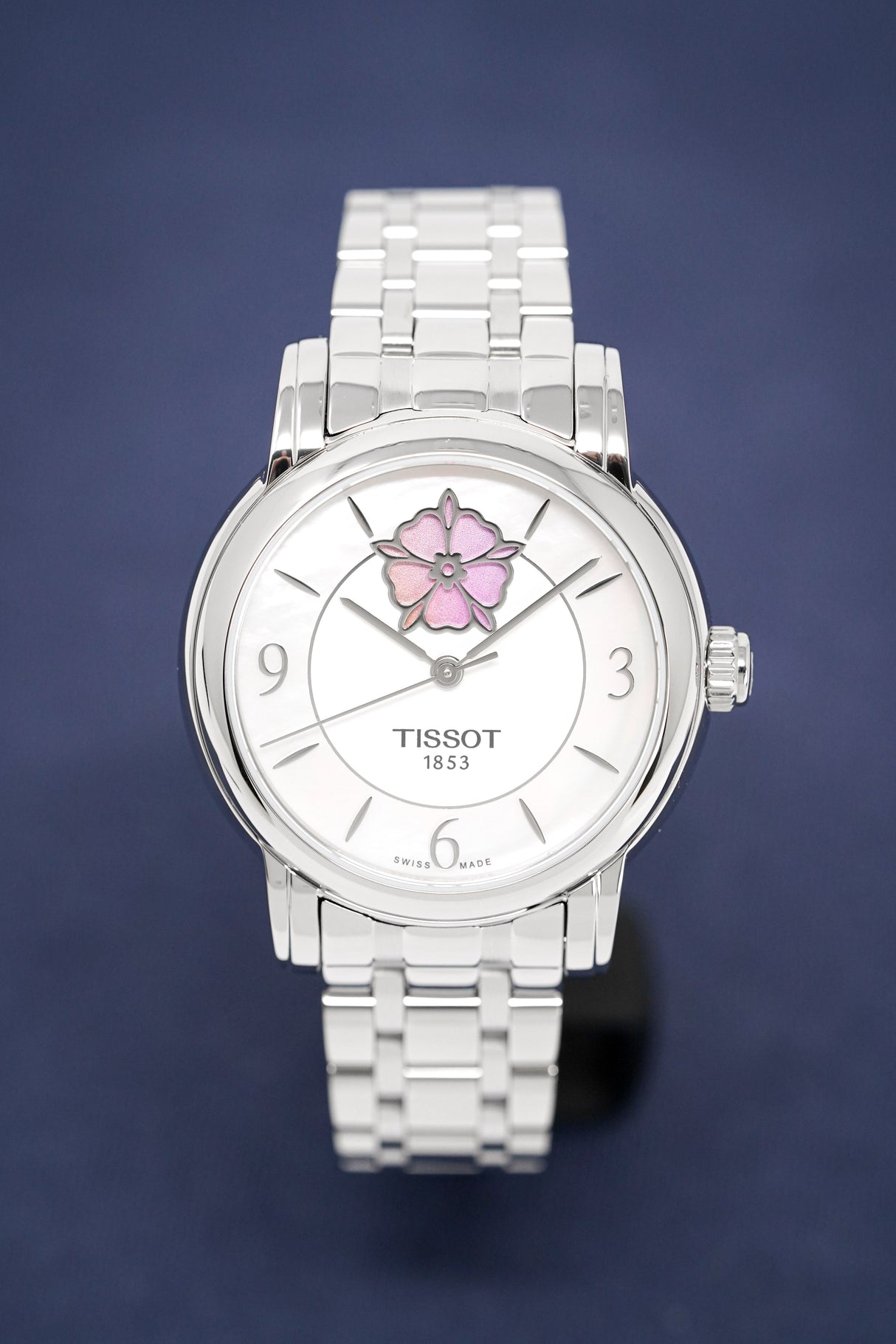 Tissot Ladies Automatic Watch Lady Heart Flower Powermatic 80 T0502071111705