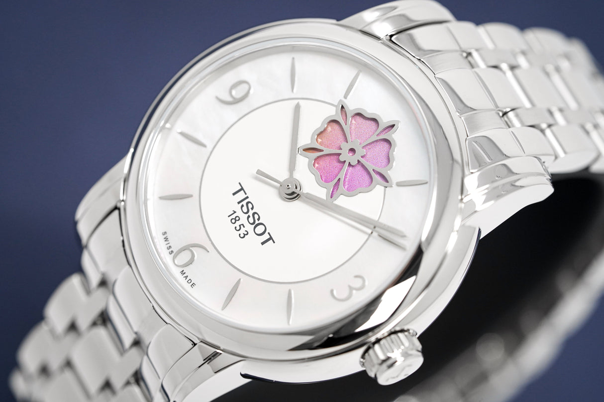 Tissot Ladies Automatic Watch Lady Heart Flower Powermatic 80 T0502071111705