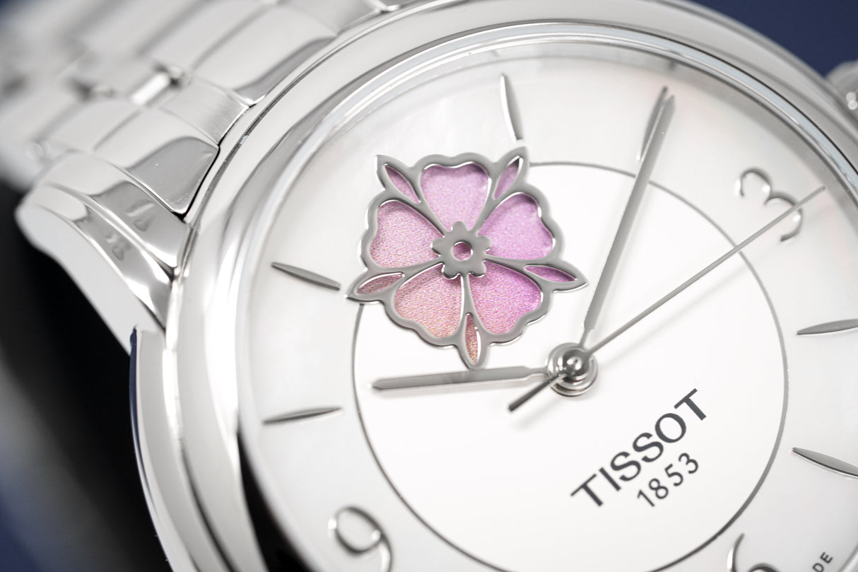 Tissot Ladies Automatic Watch Lady Heart Flower Powermatic 80 T0502071111705