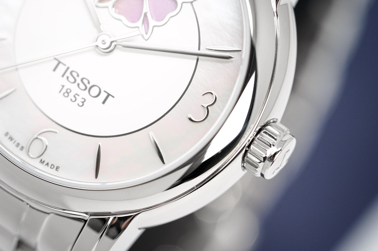 Tissot Ladies Automatic Watch Lady Heart Flower Powermatic 80 T0502071111705