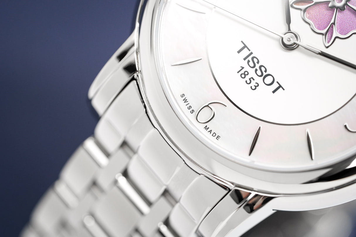 Tissot Ladies Automatic Watch Lady Heart Flower Powermatic 80 T0502071111705