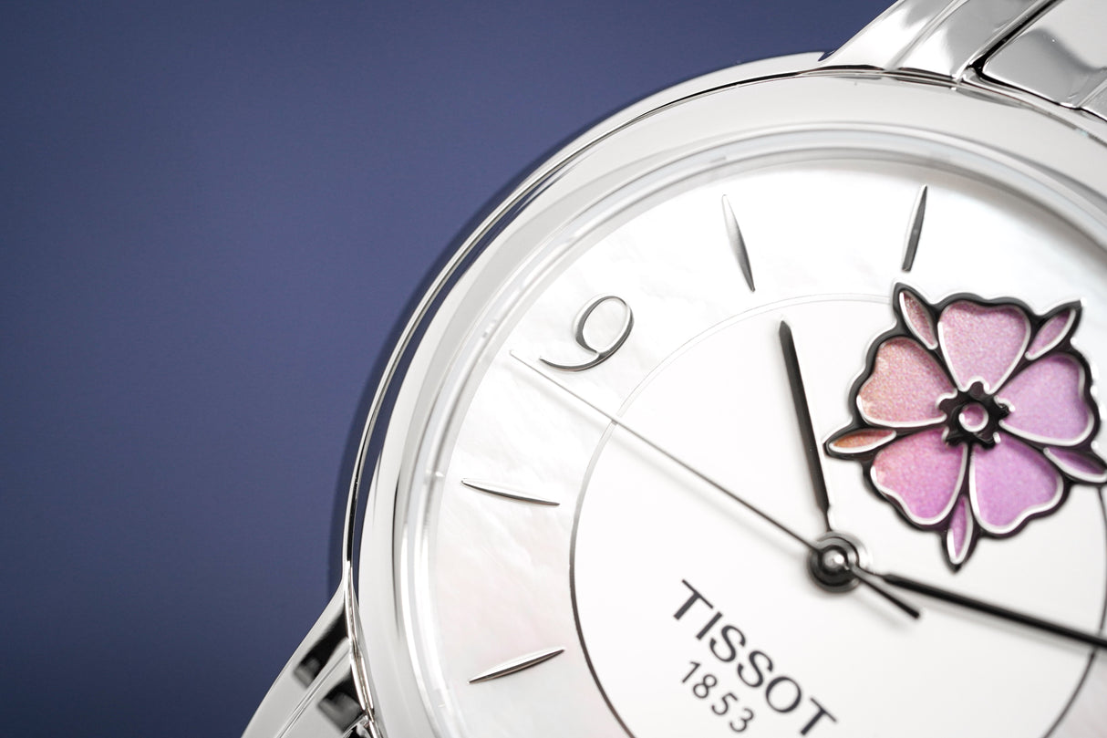 Tissot Ladies Automatic Watch Lady Heart Flower Powermatic 80 T0502071111705