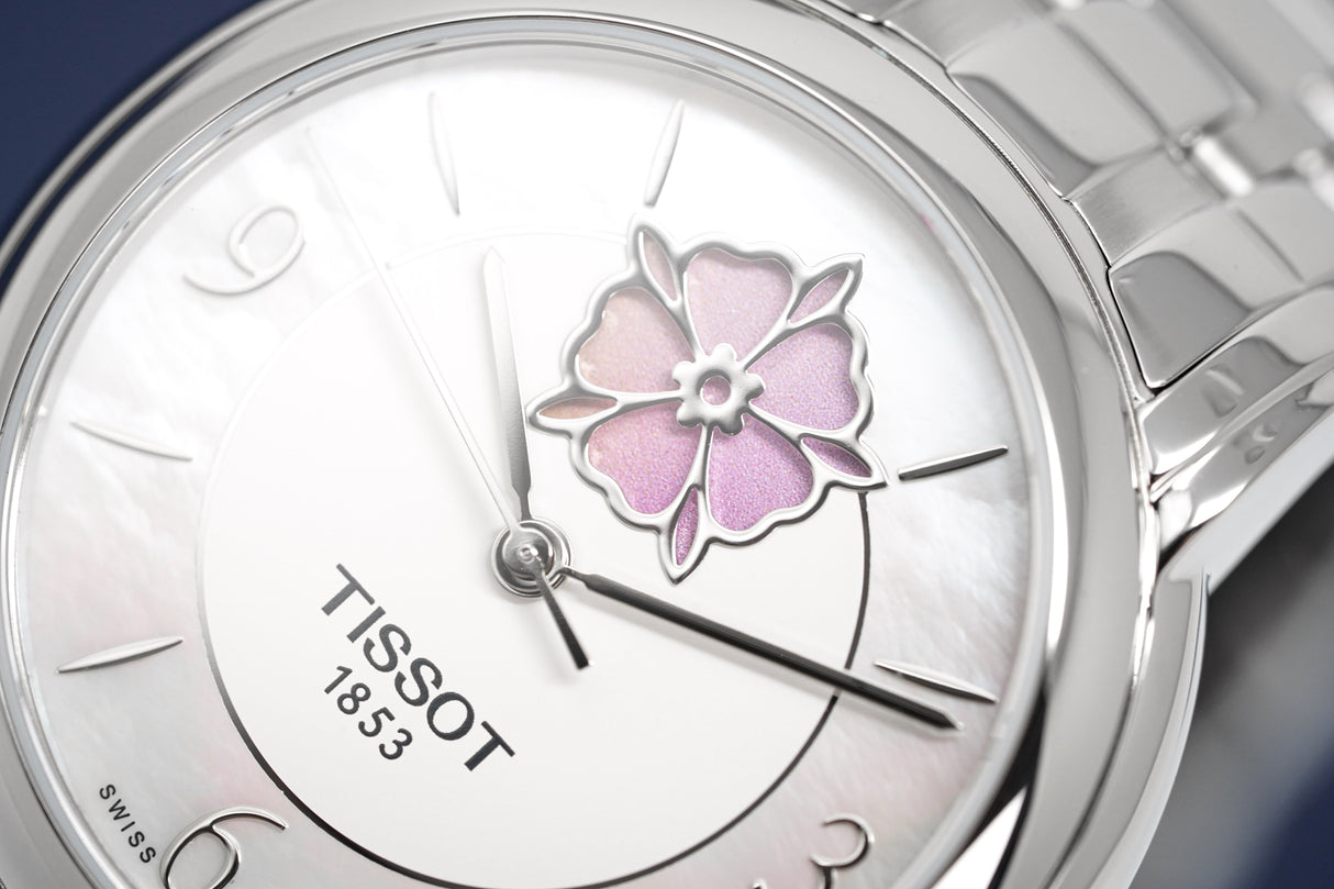 Tissot Ladies Automatic Watch Lady Heart Flower Powermatic 80 T0502071111705