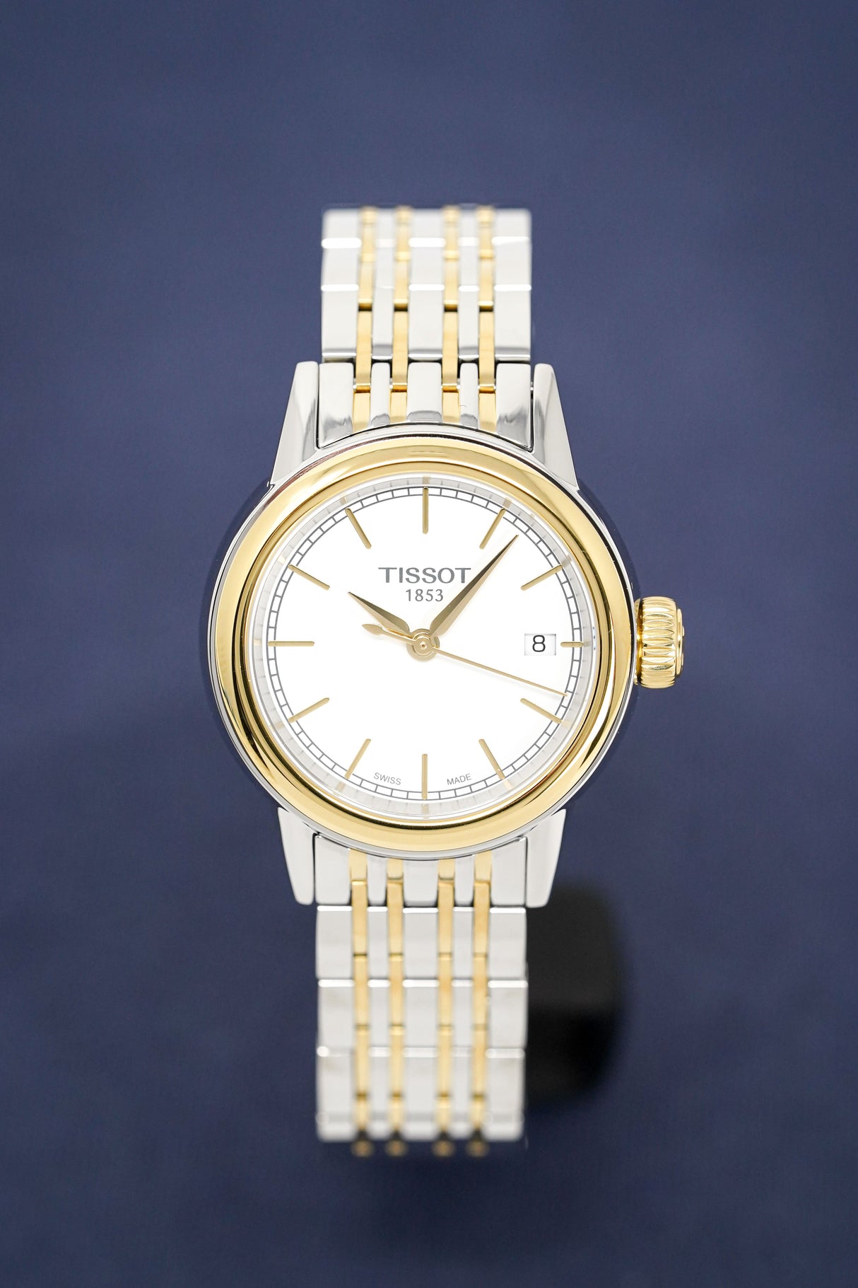 Tissot Ladies Quartz Watch Carson Two Tone T0852102201100