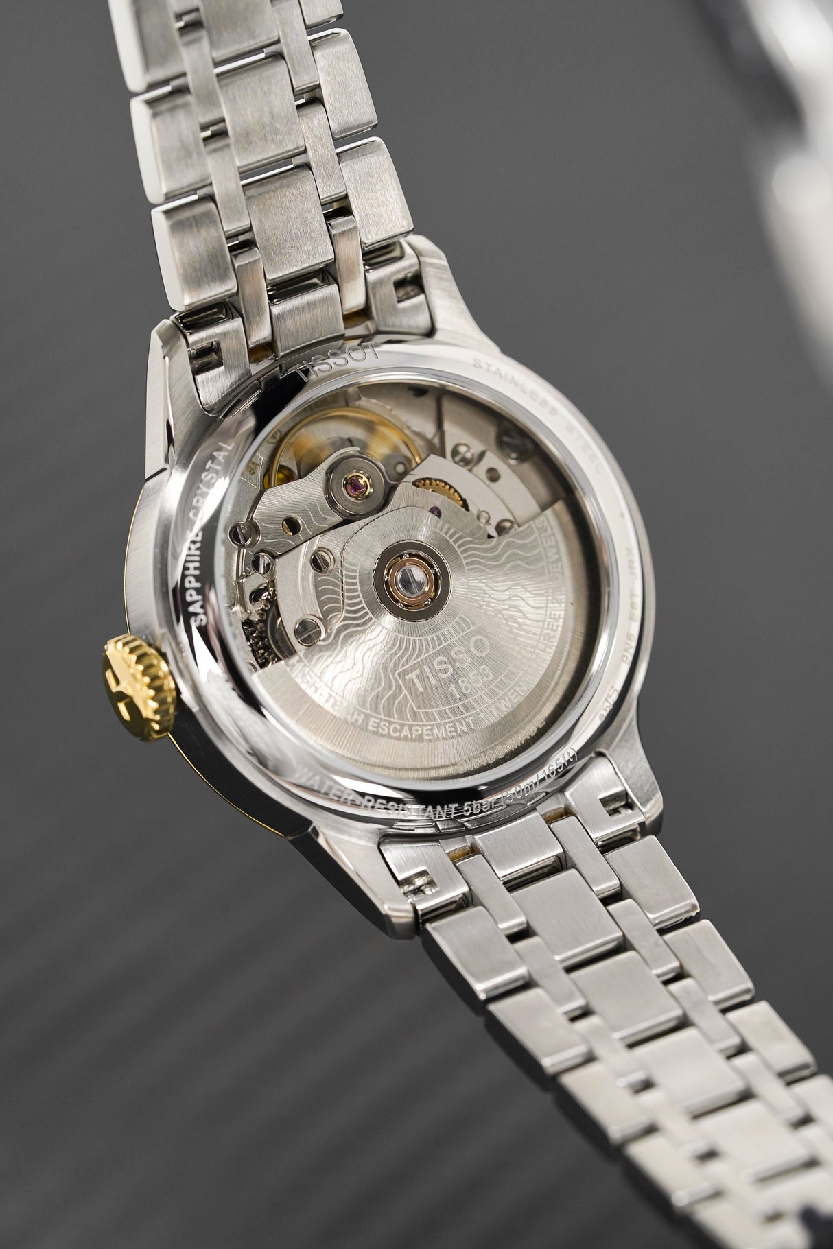 Tissot Ladies Automatic Watch Chemin Des Tourelles Powermatic 80 Two-Tone T0992072211800