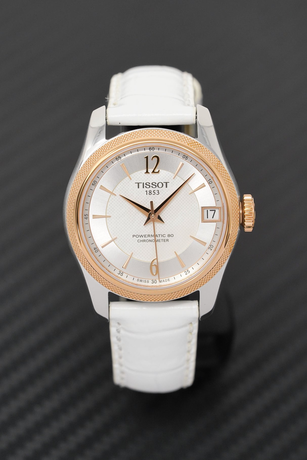 Tissot Ladies Automatic Watch Ballade COSC Powermatic 80 White T1082082611700
