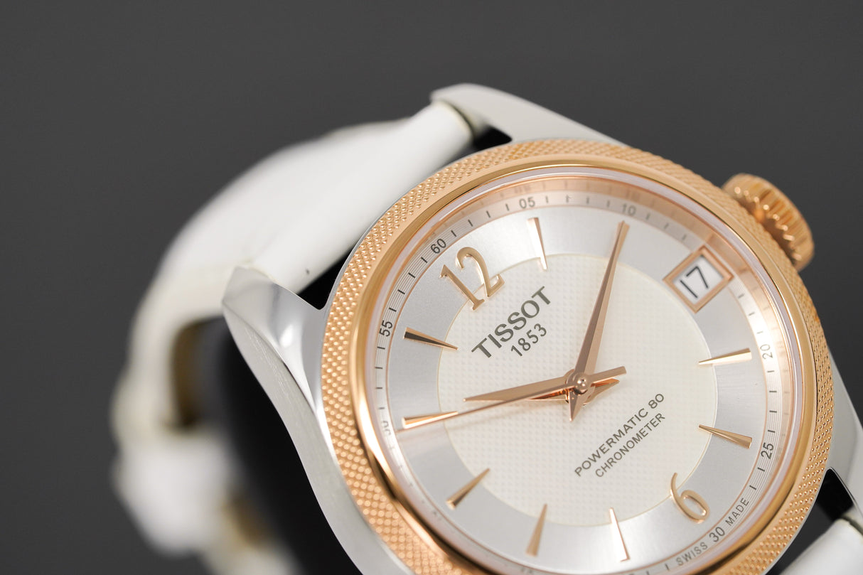 Tissot Ladies Automatic Watch Ballade COSC Powermatic 80 White T1082082611700