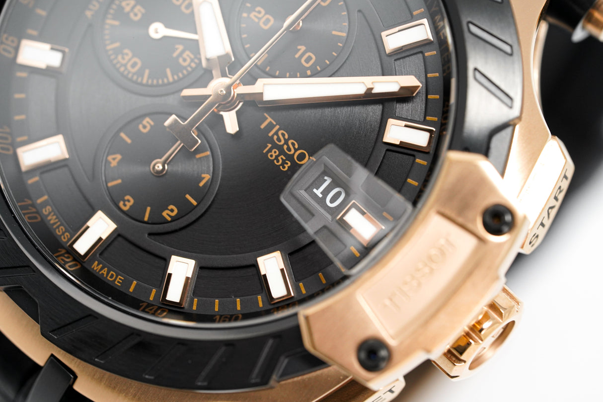 Tissot Men's Automatic Watch T-Race Chronograph Rose Gold T1154273705101