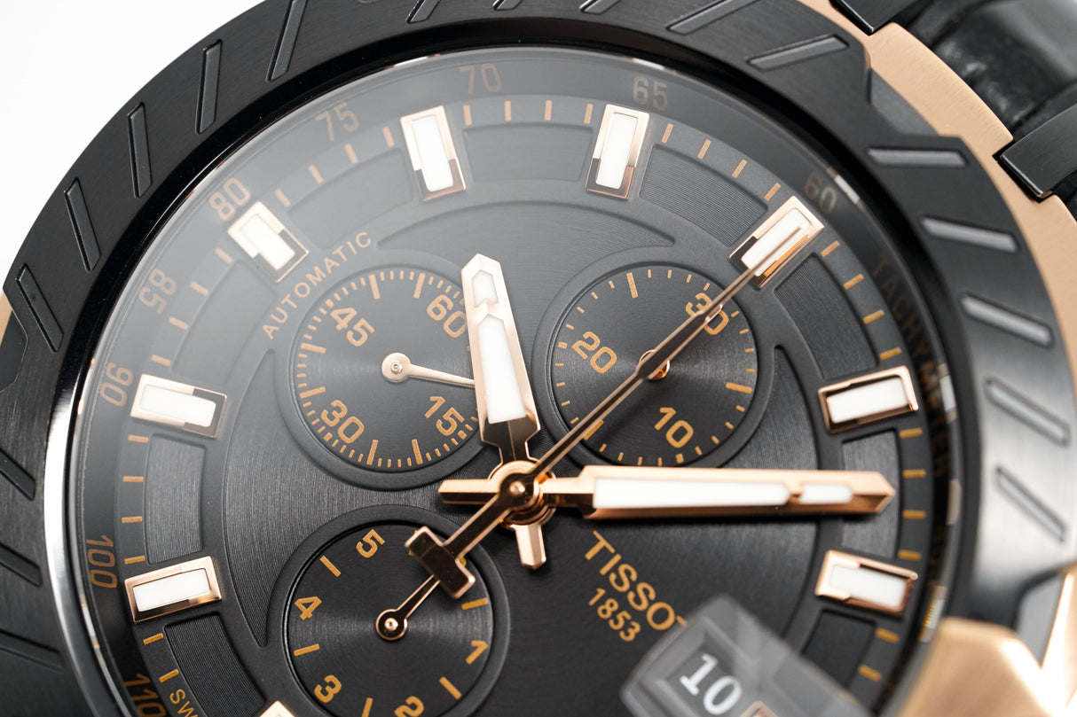 Tissot Men's Automatic Watch T-Race Chronograph Rose Gold T1154273705101