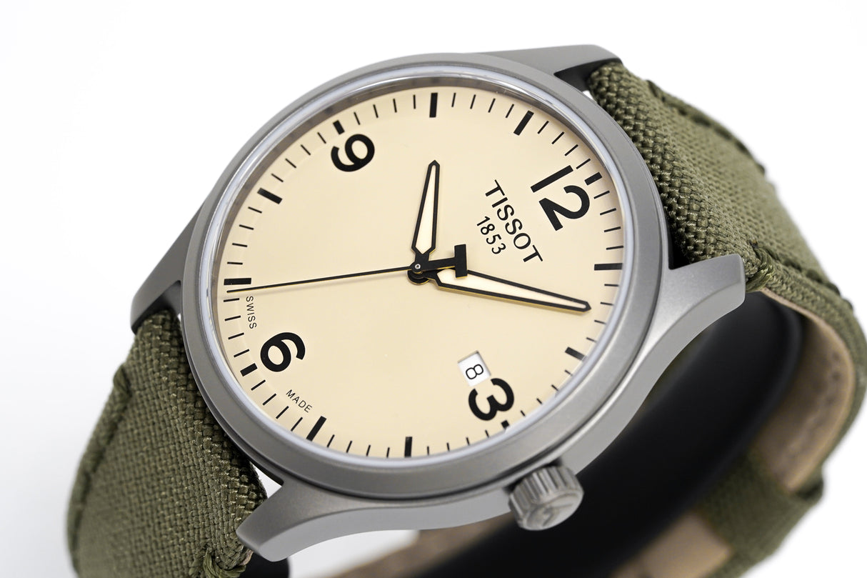 Tissot Watch Gent XL Cream/Green T1164103726700