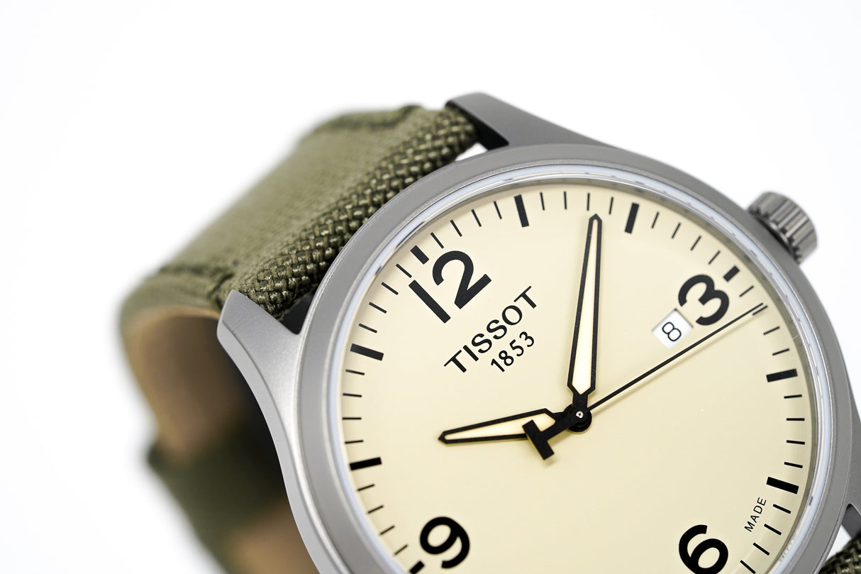 Tissot Watch Gent XL Cream/Green T1164103726700