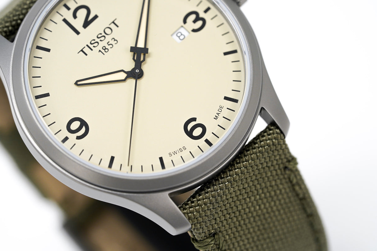 Tissot Watch Gent XL Cream/Green T1164103726700